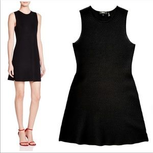 NWT Theory Branteen Knit Black mini dress large L